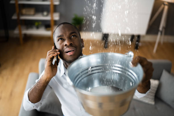 Water damage restoration process in Duson, LA